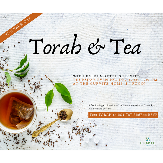 Class - Torah & Tea #1 - Social Media