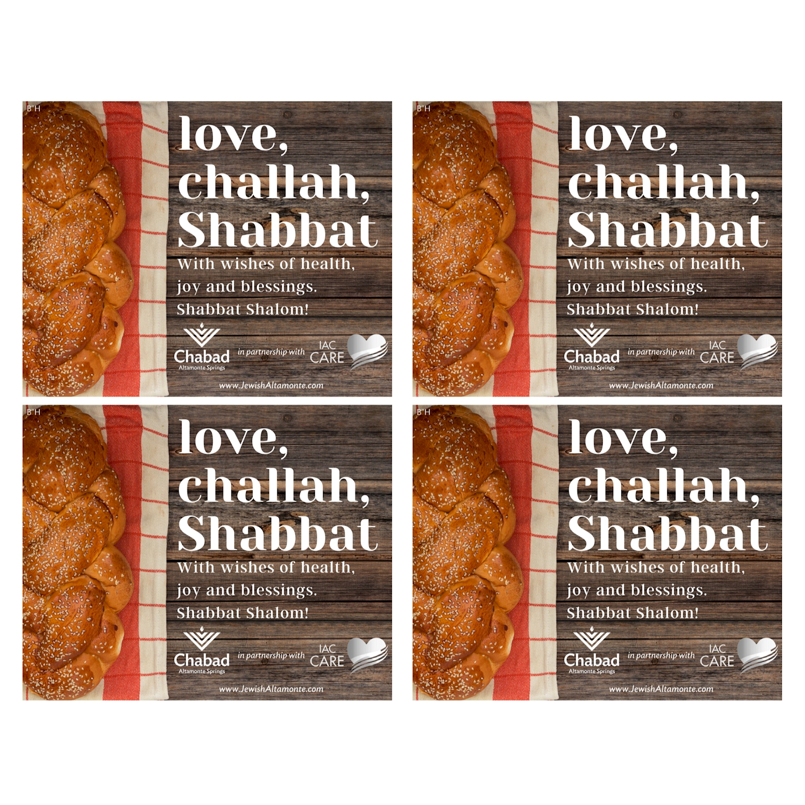 Challah - Challah Label #4 - Card