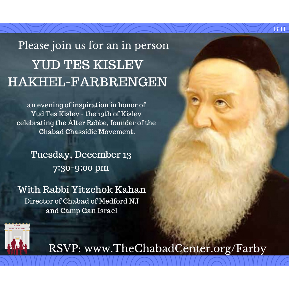 Farbrengen - Yud Tes Kislev #4 - Social Media