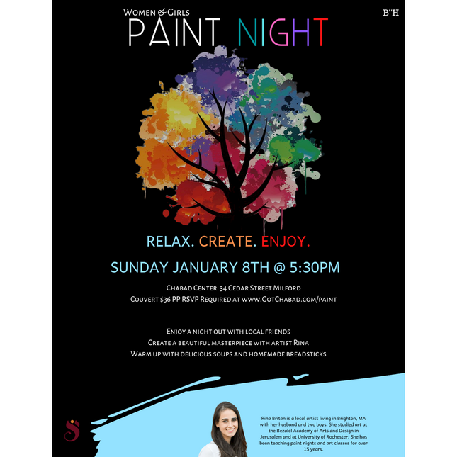 Women's Group - Paint Night #1 - Flyer