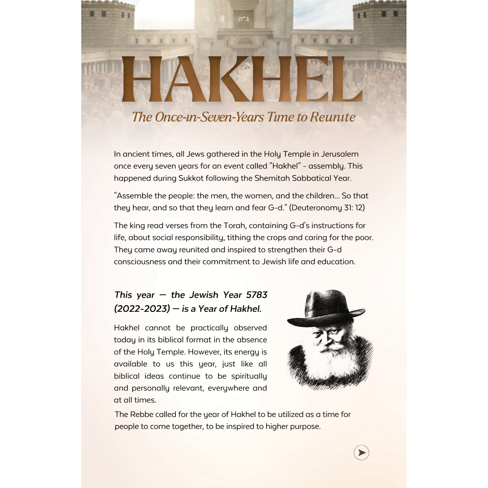 Hakhel - Postcard #2 - Card
