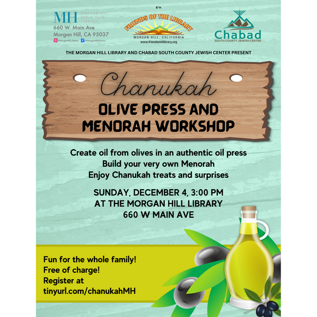 Chanukah - Olive Press #1 - Flyer