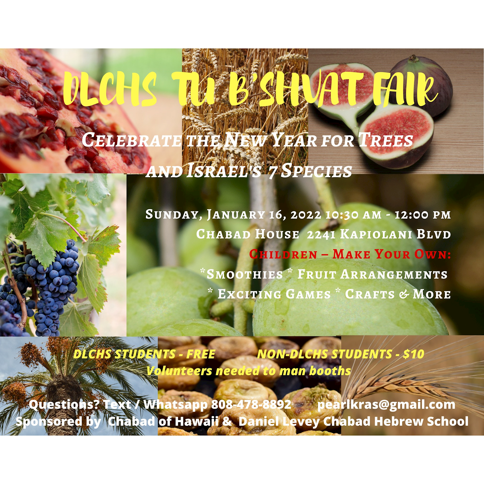 Tu Bishvat - Party #2 - Flyer