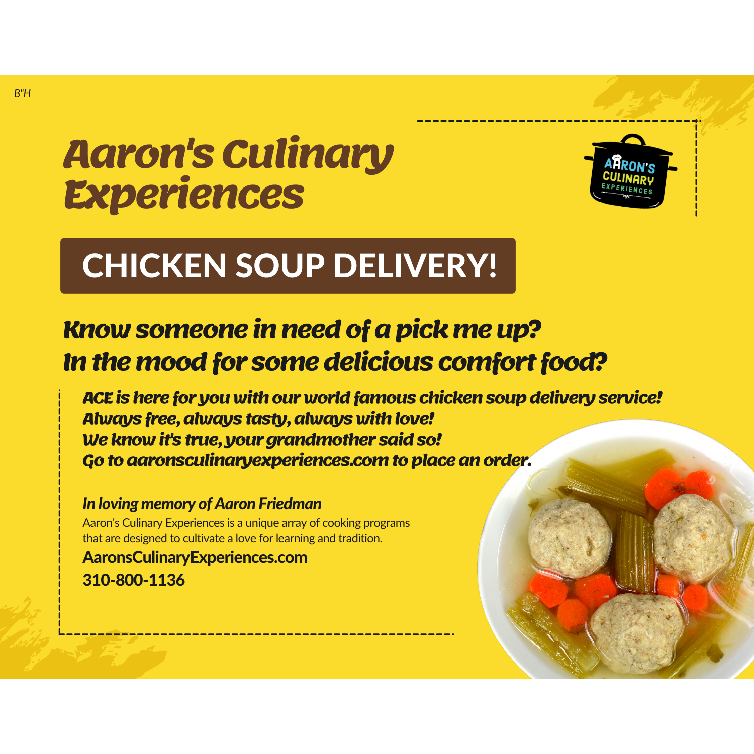 Food/Takeout - Chicken Soup Delivery #1 - Flyer