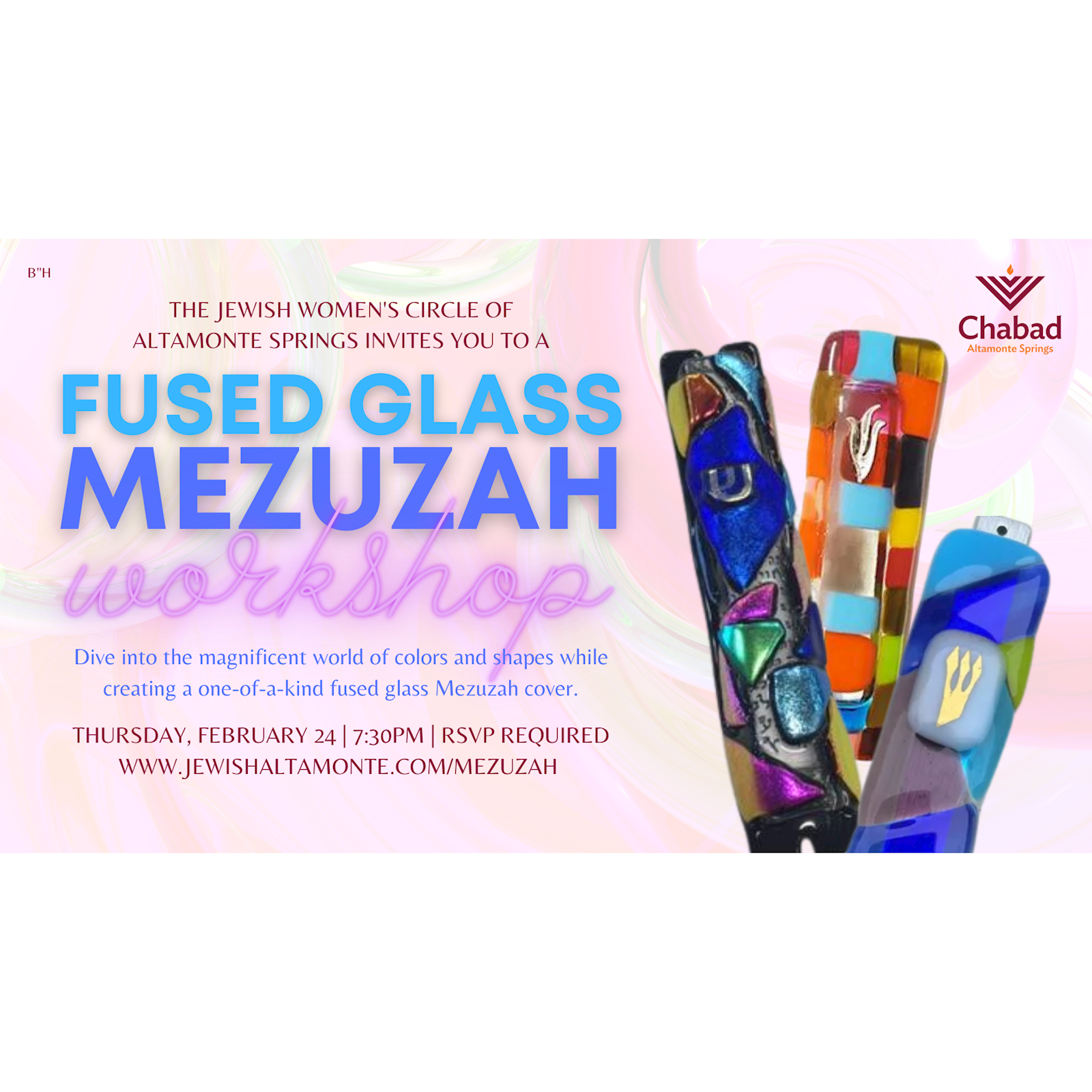 Women's Group - Mezuza Workshop #1 - Banner