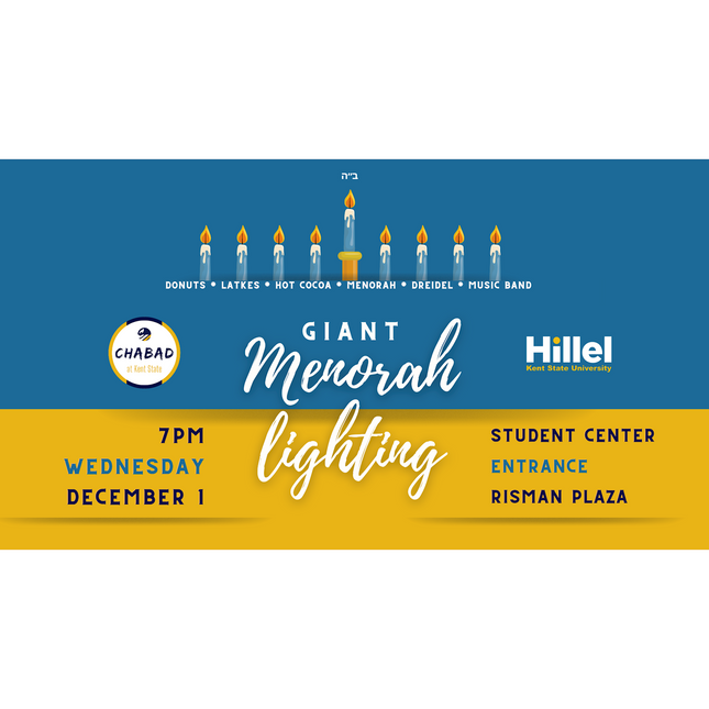 Chanukah - Menorah Lighting #3 - Banner