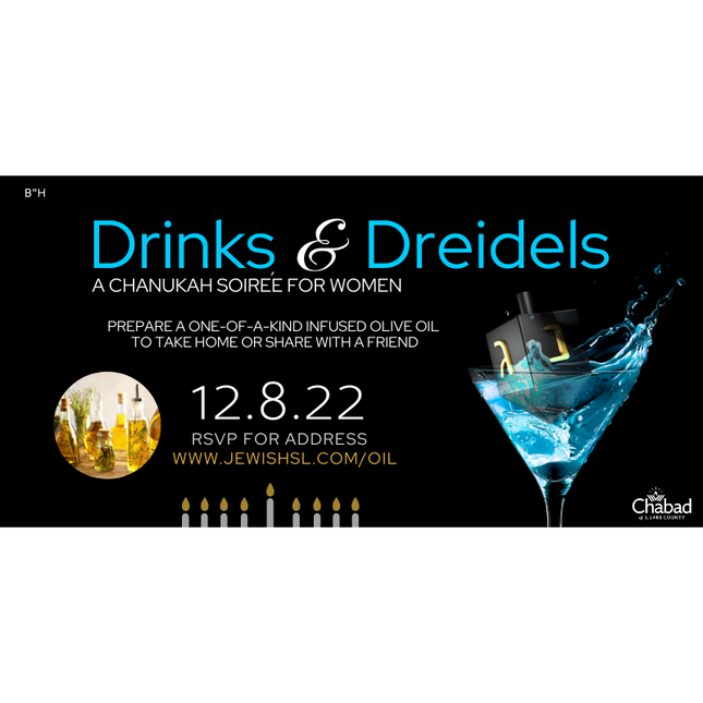 Chanukah - Drinks & Dreidels #3 - Banner