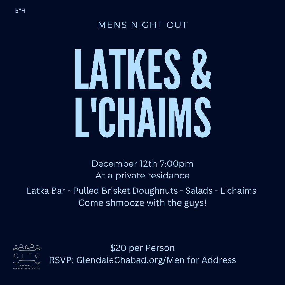 Mens Group - Latkes and L'chaims #1 - Social Media