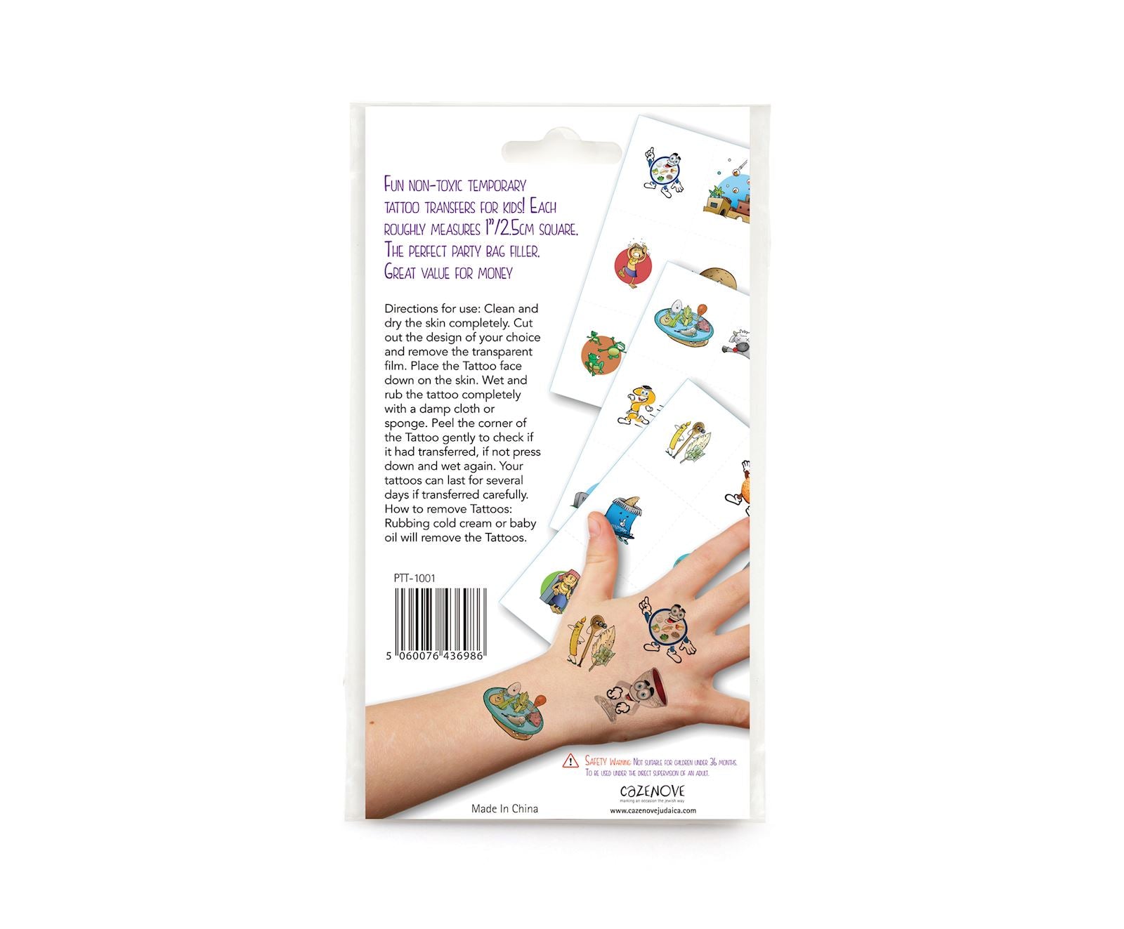 Pesach Temporary Tattoos