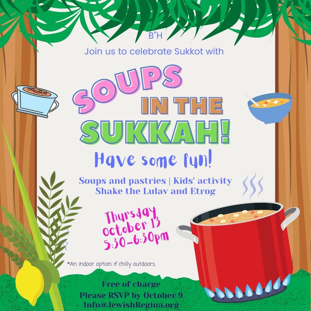Sukkos - Soup in the Sukkah #1 - Social Media