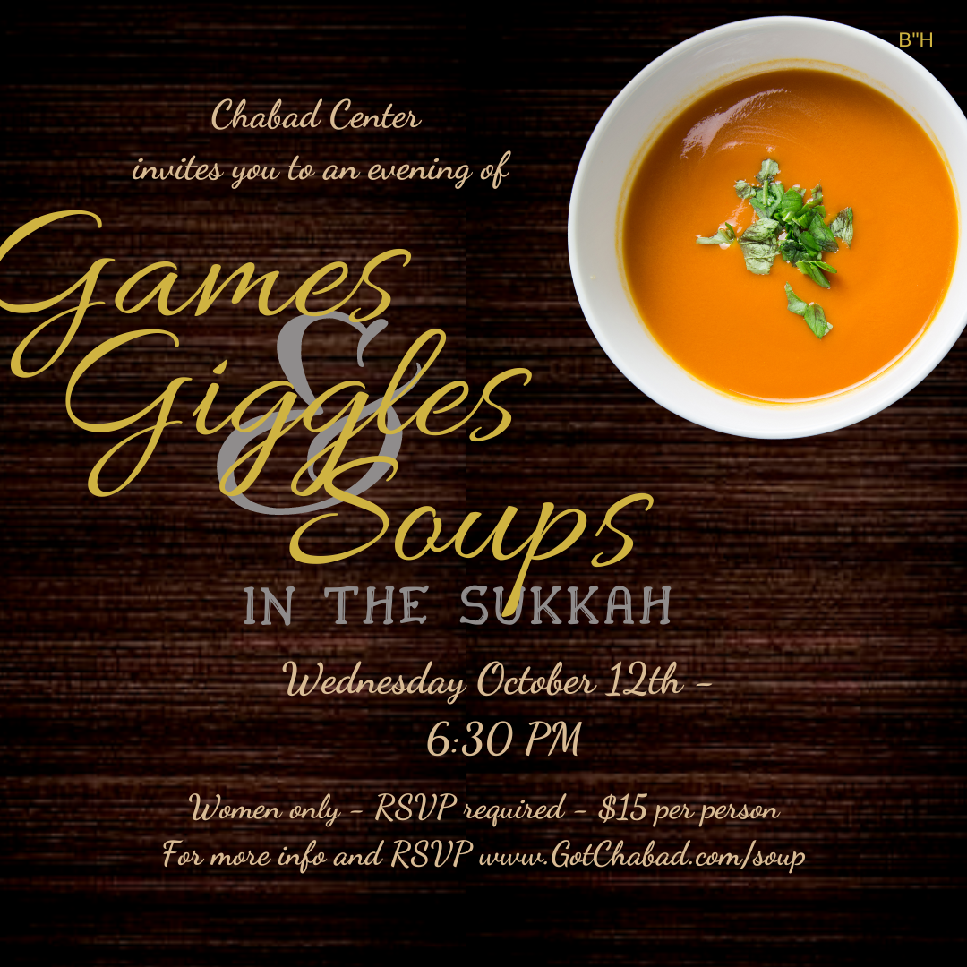 Sukkos - Soup in the Sukkah #2 - Social Media
