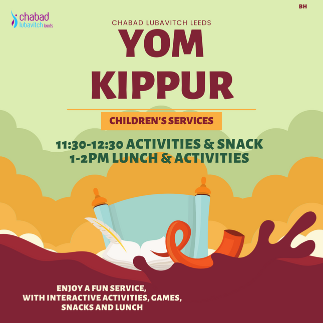 Yom Kippur - Children's Services #1 - Social Media