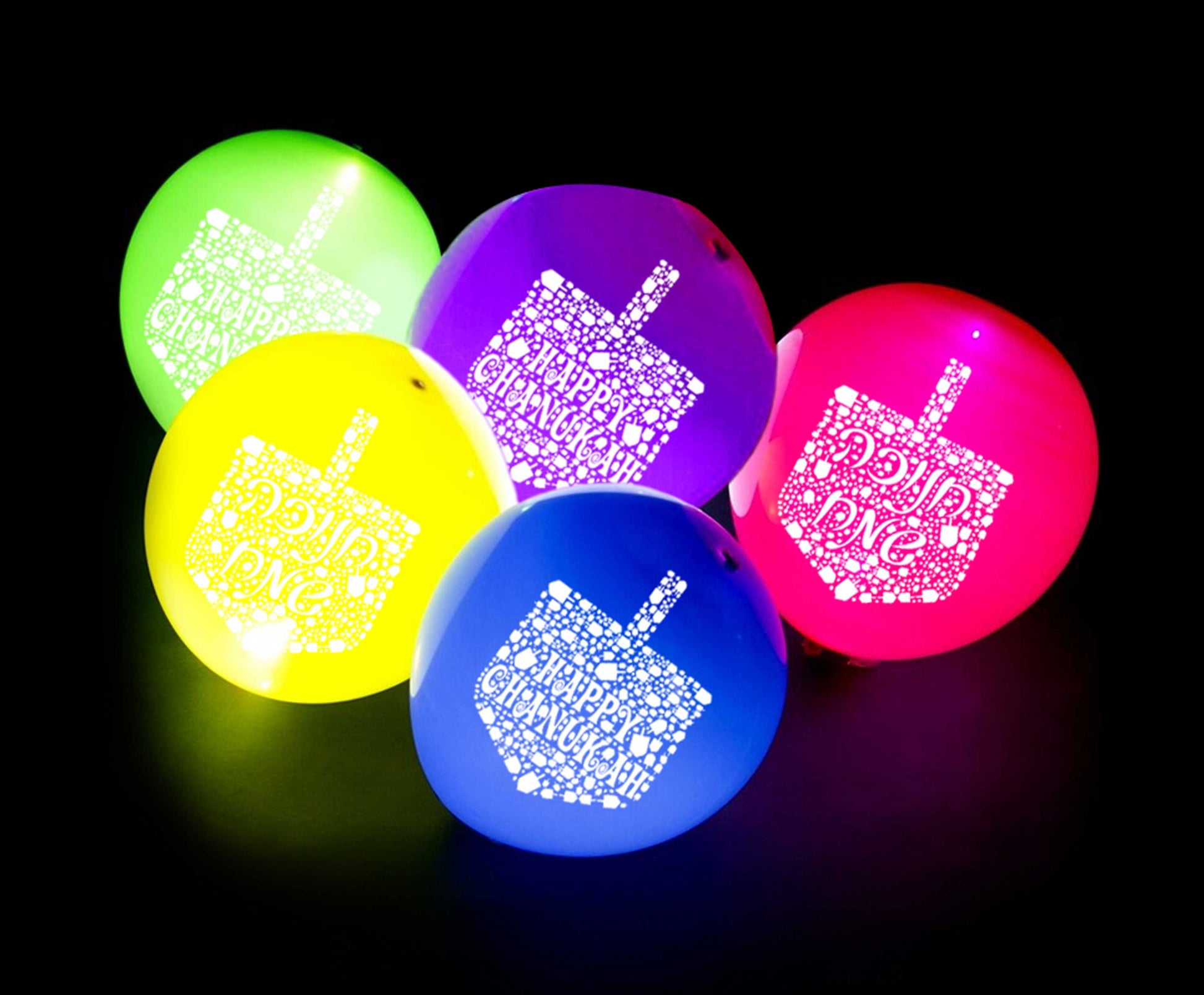 Chanukah Light Up Balloons (25pk)
