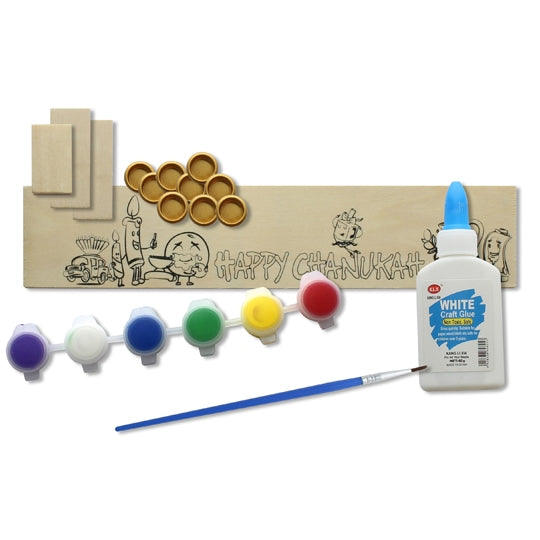 Create Your Own Wood Menorah - 12 pack