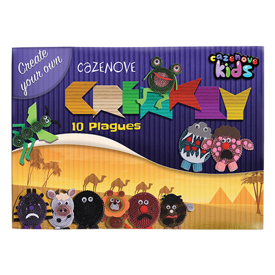 Corrugated Paper 10 Plagues Craft Kit