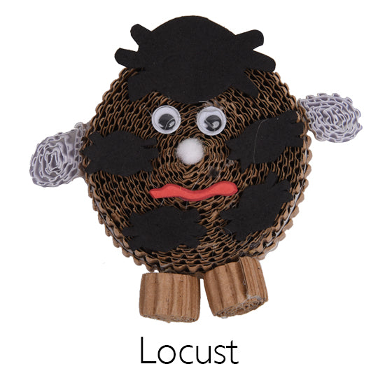 Corrugated Paper 10 Plagues Craft Kit