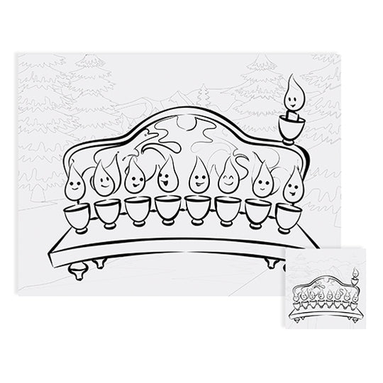 Chanukah Placemats & Coasters