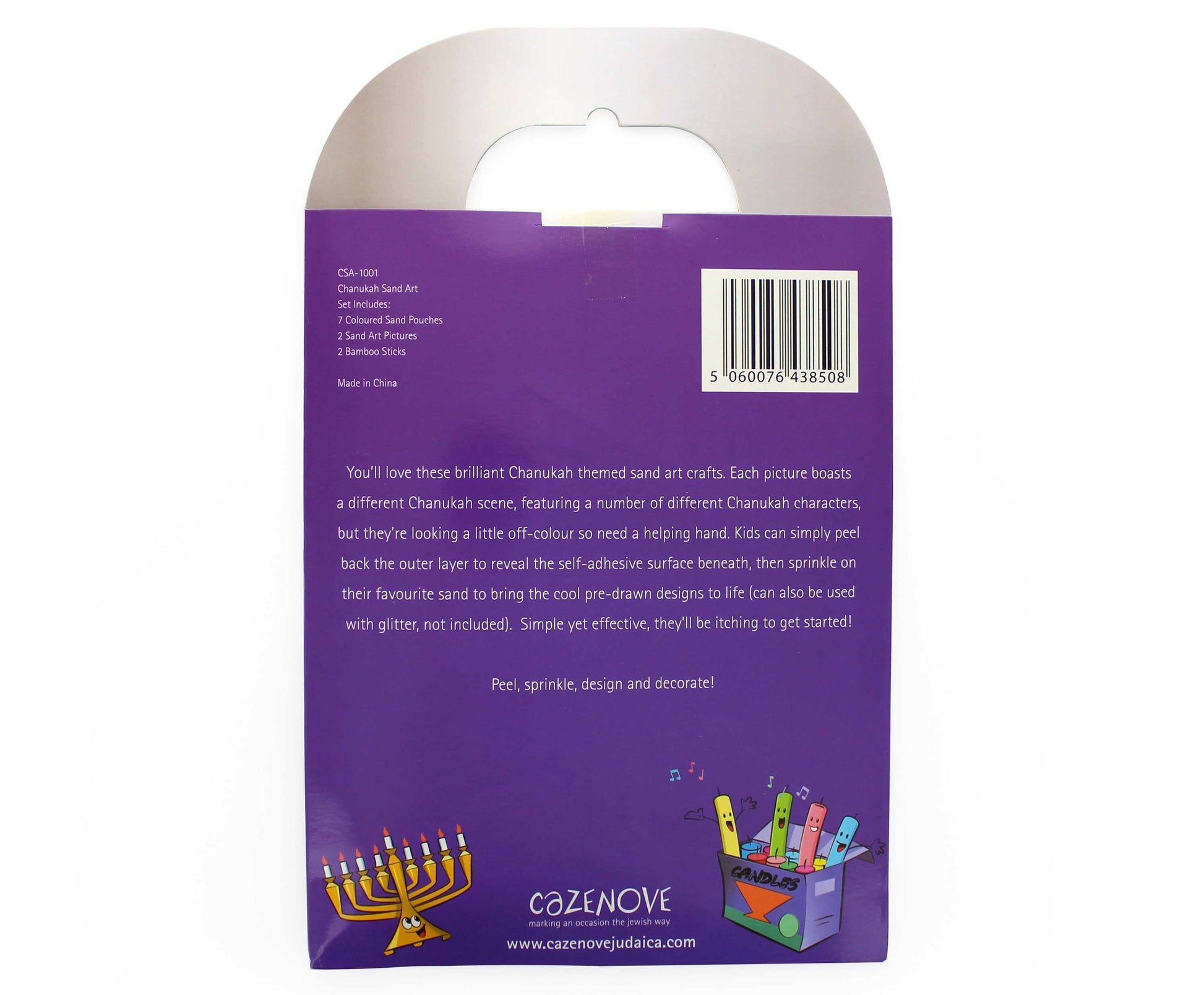 Chanukah Sand Art