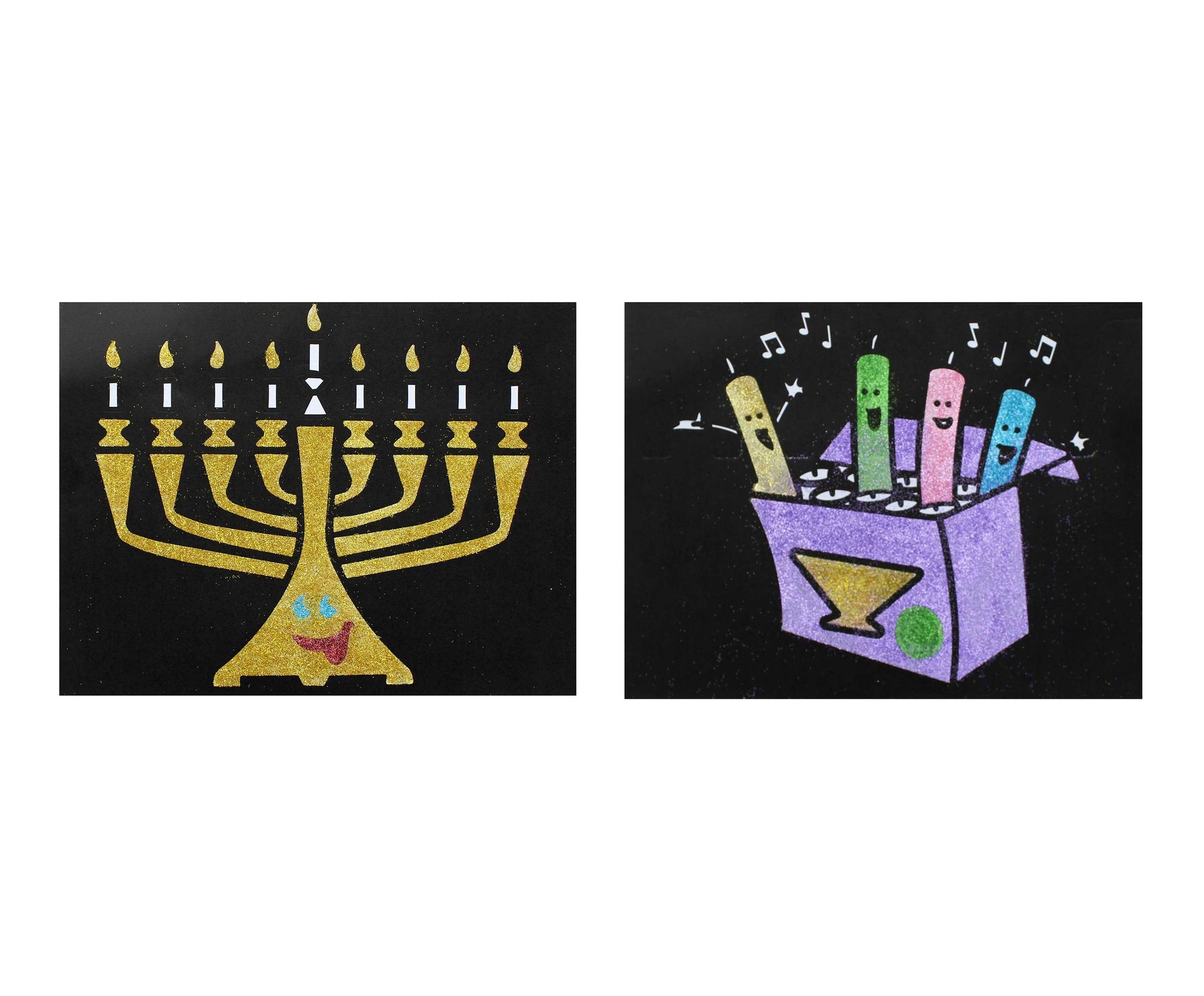 Chanukah Sand Art