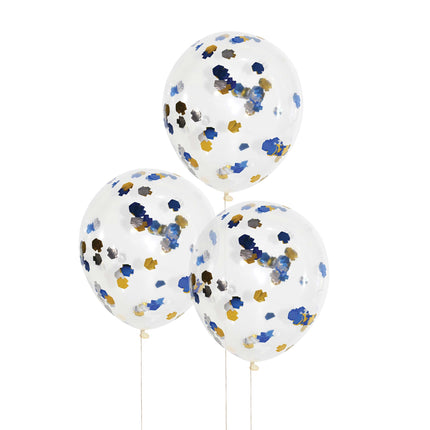 Dreidel Confetti Balloons