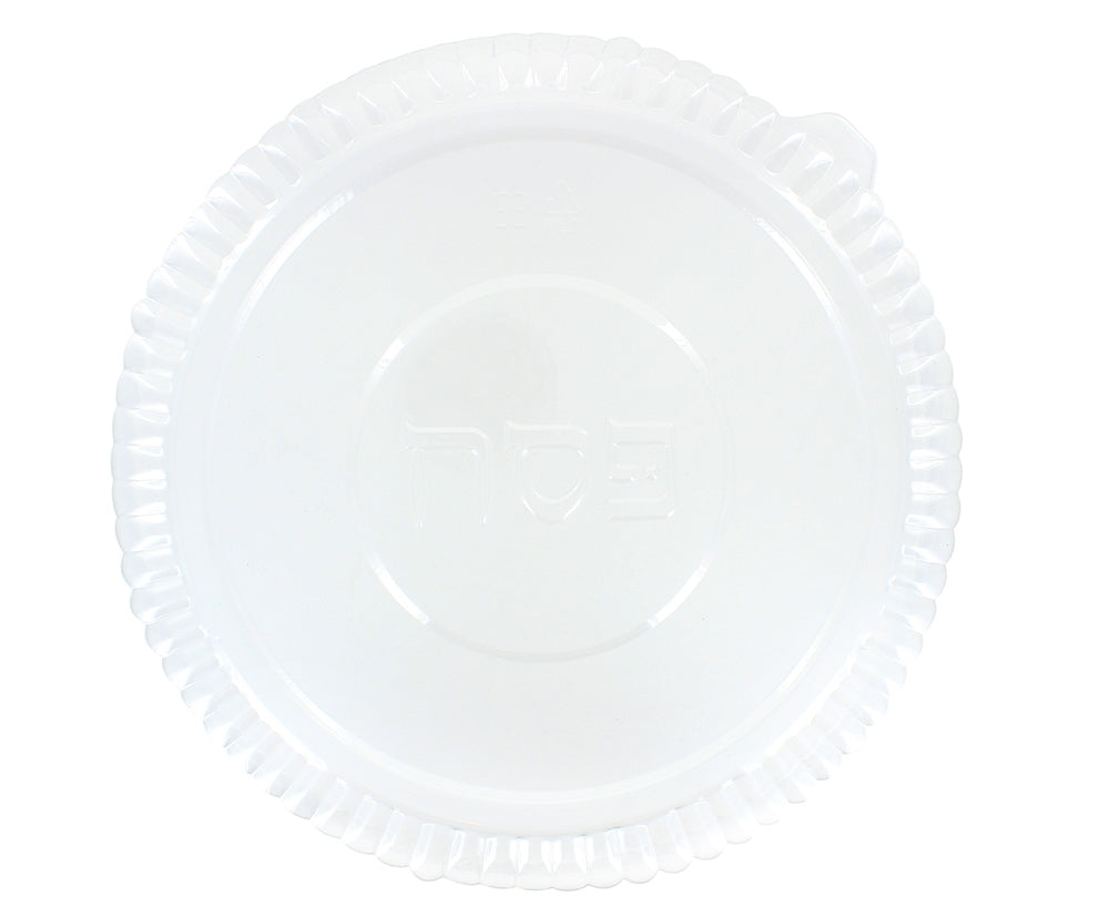 Disposable Deli Lid For Clear Seder Plate - 12 Pack