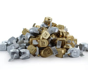 Box of 100 Gold & Silver Dreidels