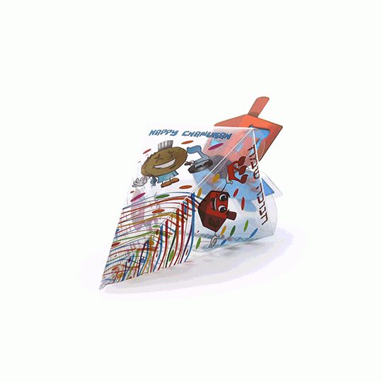 PVC Fillable Dreidels pack