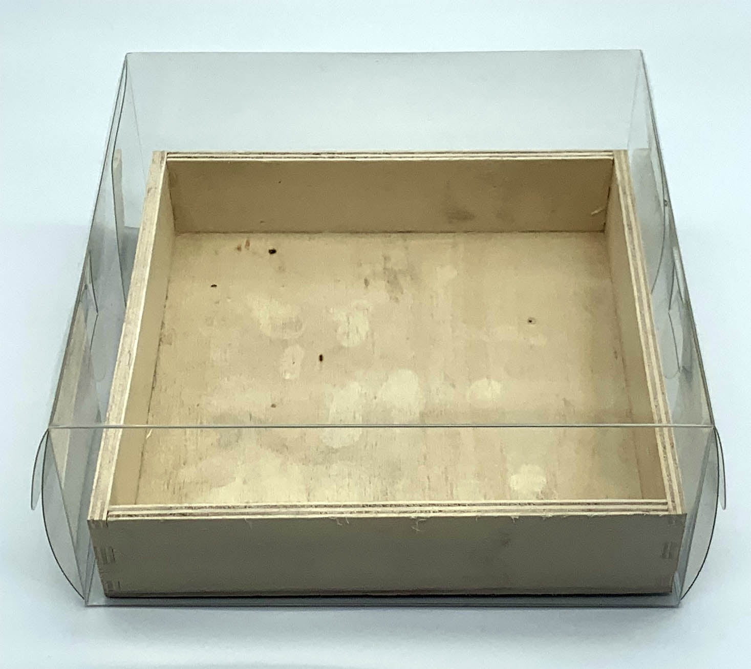 Wood Box with Clear Box
