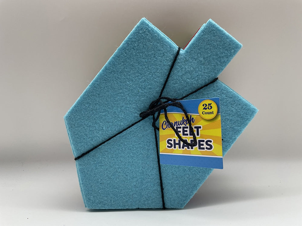Felt Dreidel Shaped 25 Pack