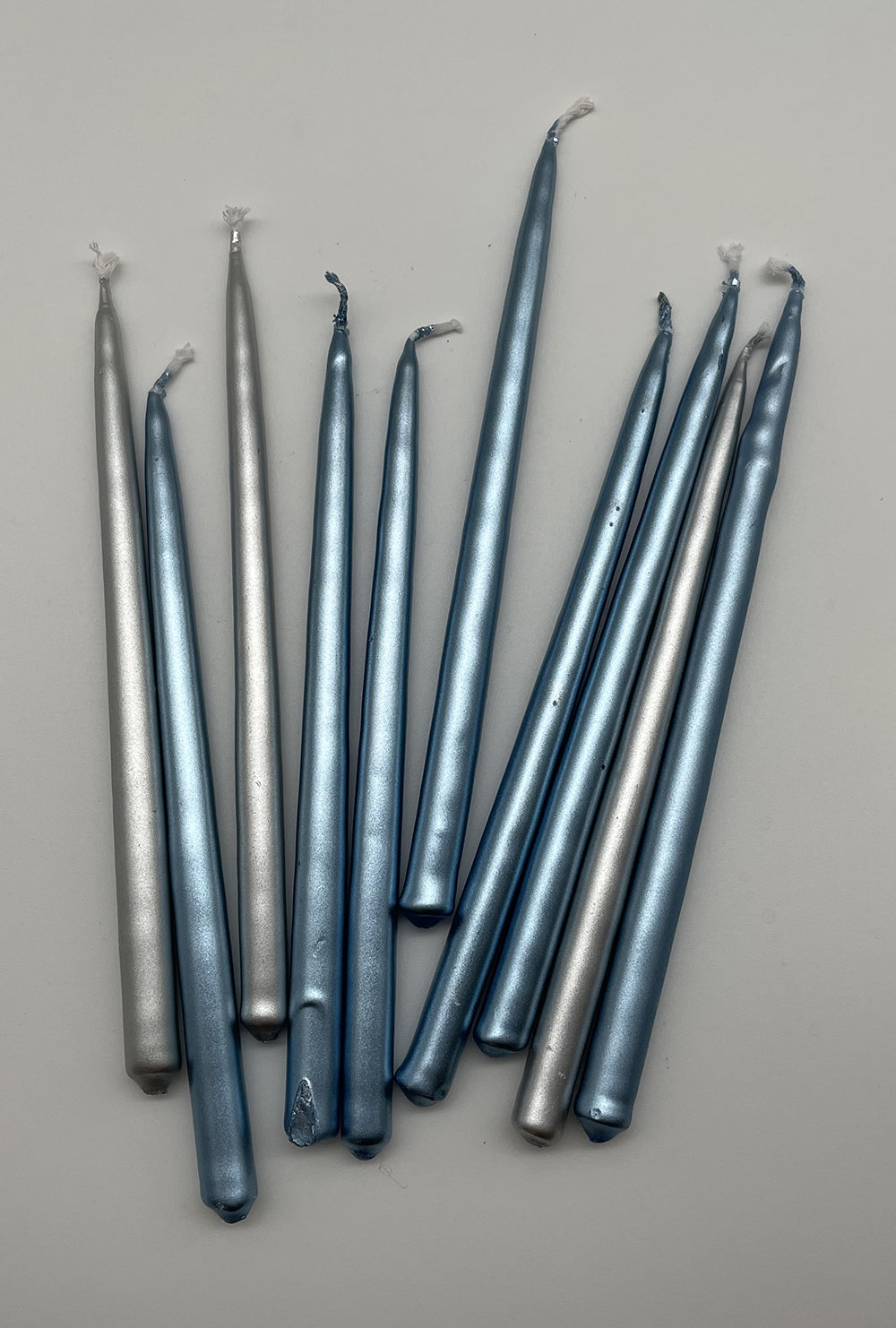 Metalic Chanukah Candles
