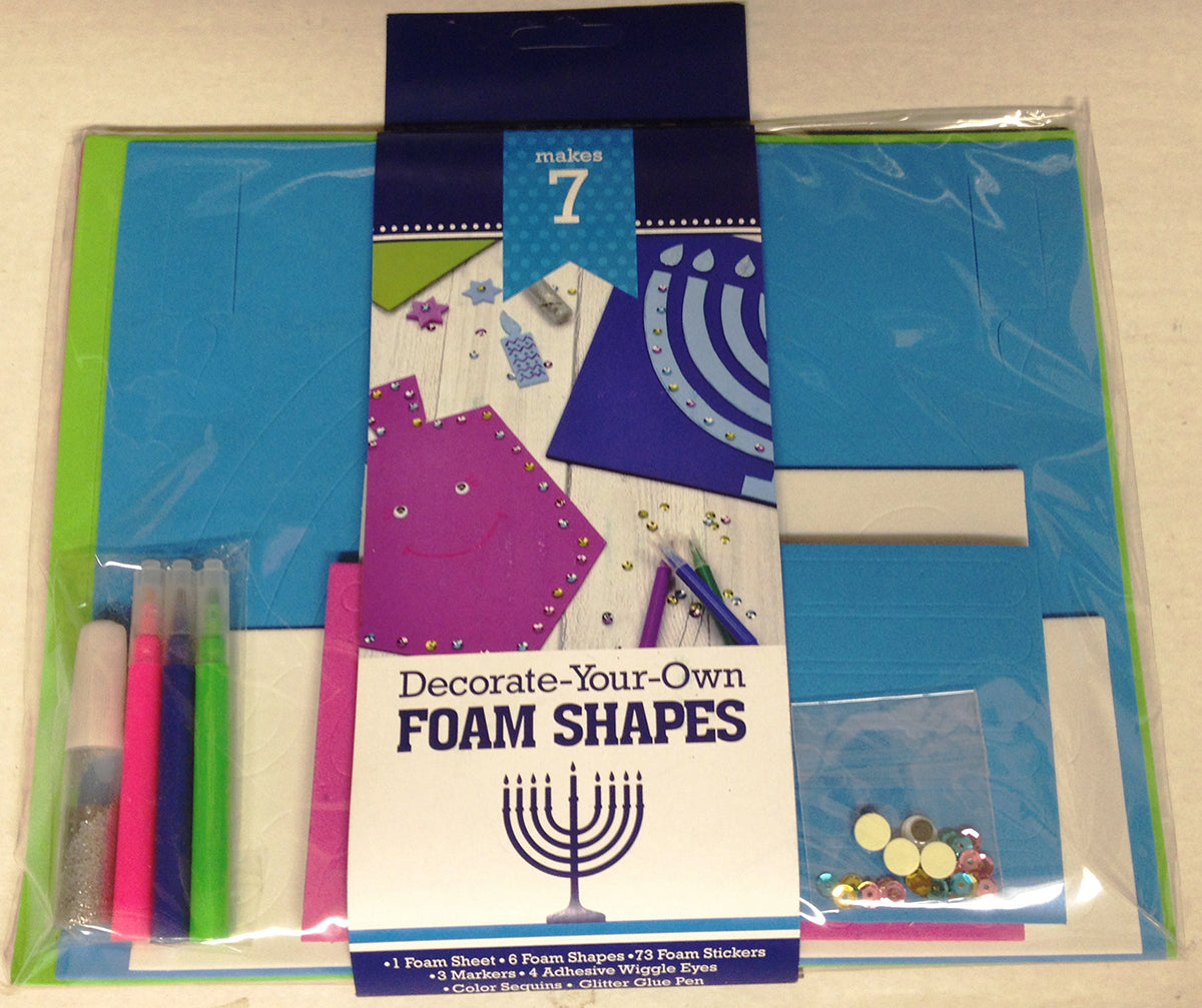 Decorate Your Own Foam Shapes