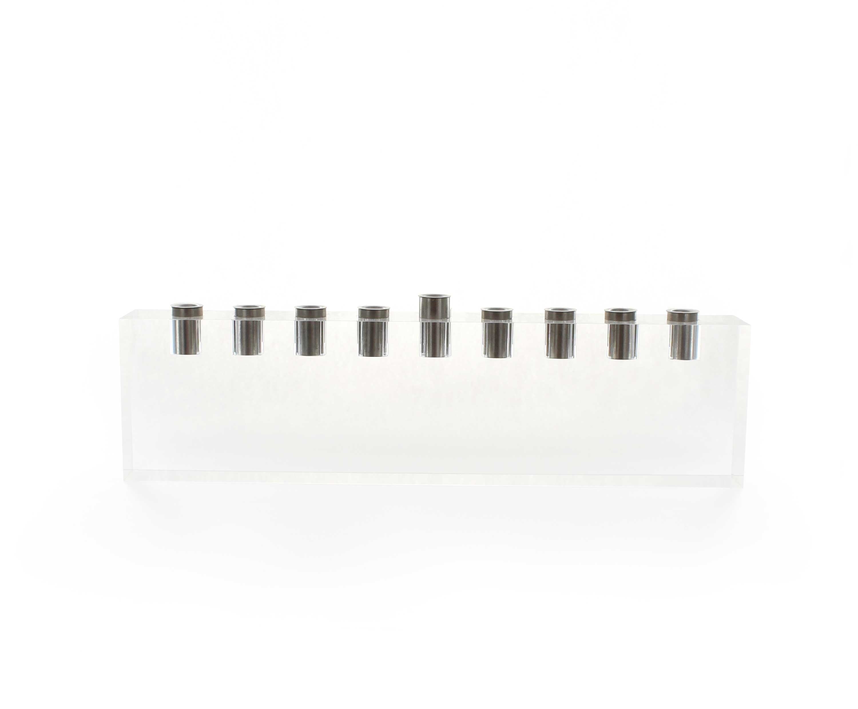 Lucite Menorah