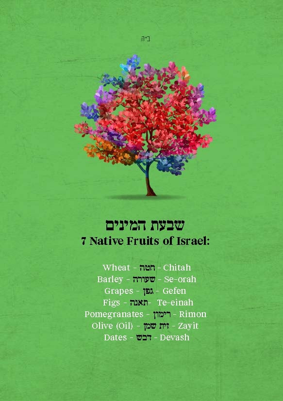 Tu B'Shevat Inspirational & Informational Cards
