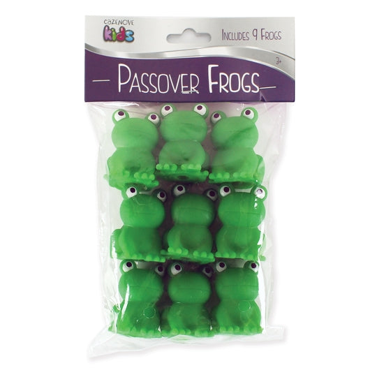 Passover Squeaky Frogs - Pk of 9