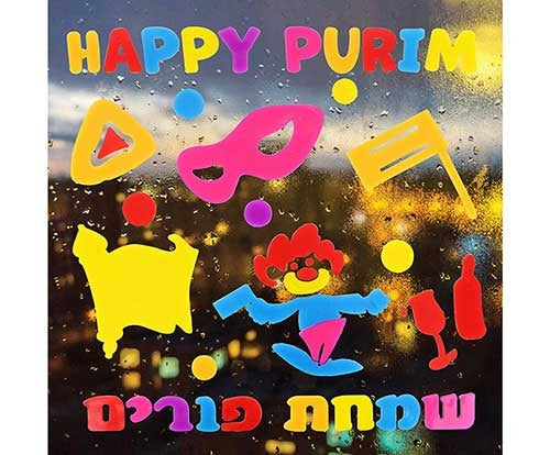 Purim Window Gel