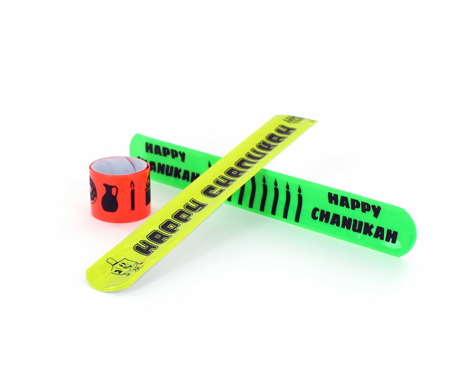 Chanukah Slap Bands - 3PK