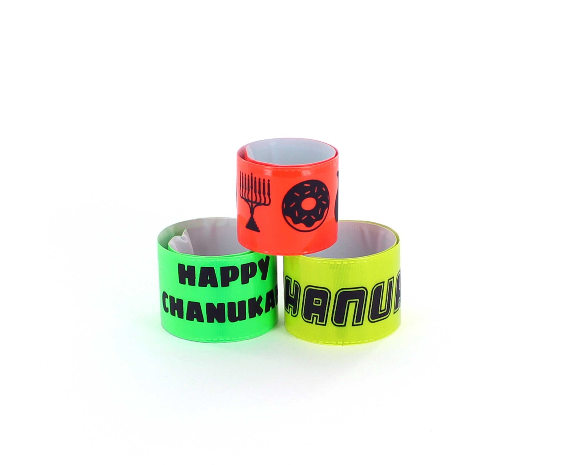 Chanukah Slap Bands - 3PK