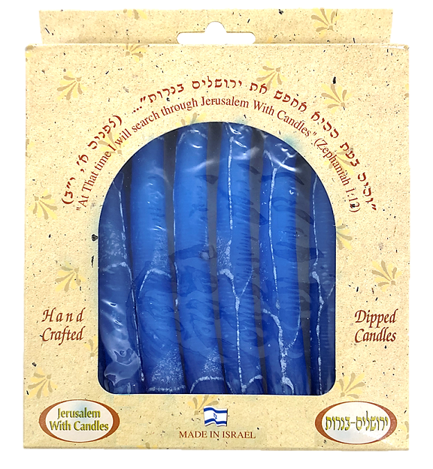 Hand Dipped Color Candles Pack of 8