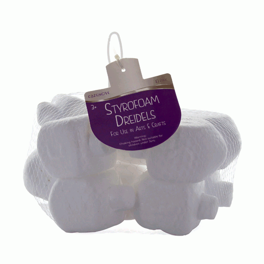 Styrofoam Dreidels