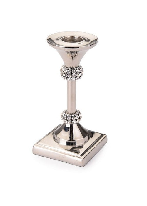 Stainless Steel Candle Holder with Stones