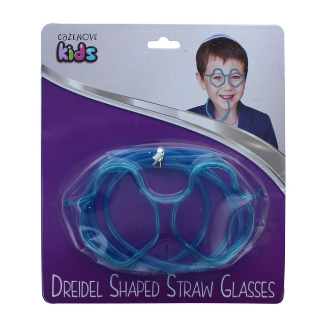 Dreidel Glasses Straw