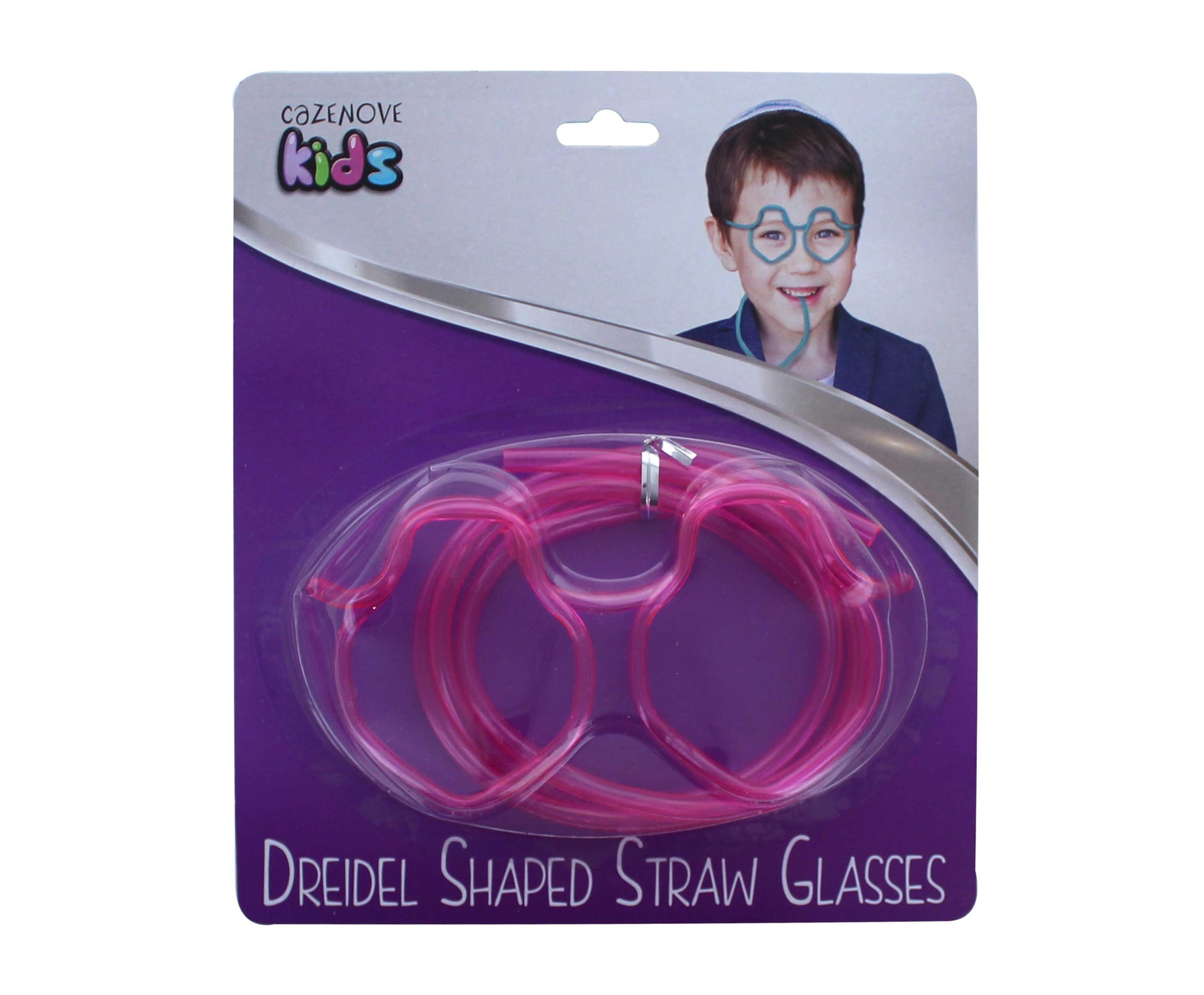 Dreidel Glasses Straw