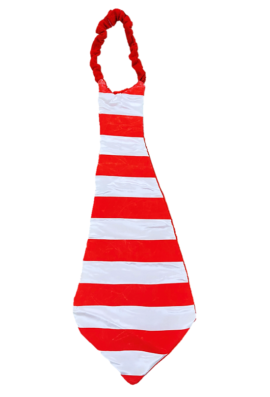 Jumbo Striped Clown Tie