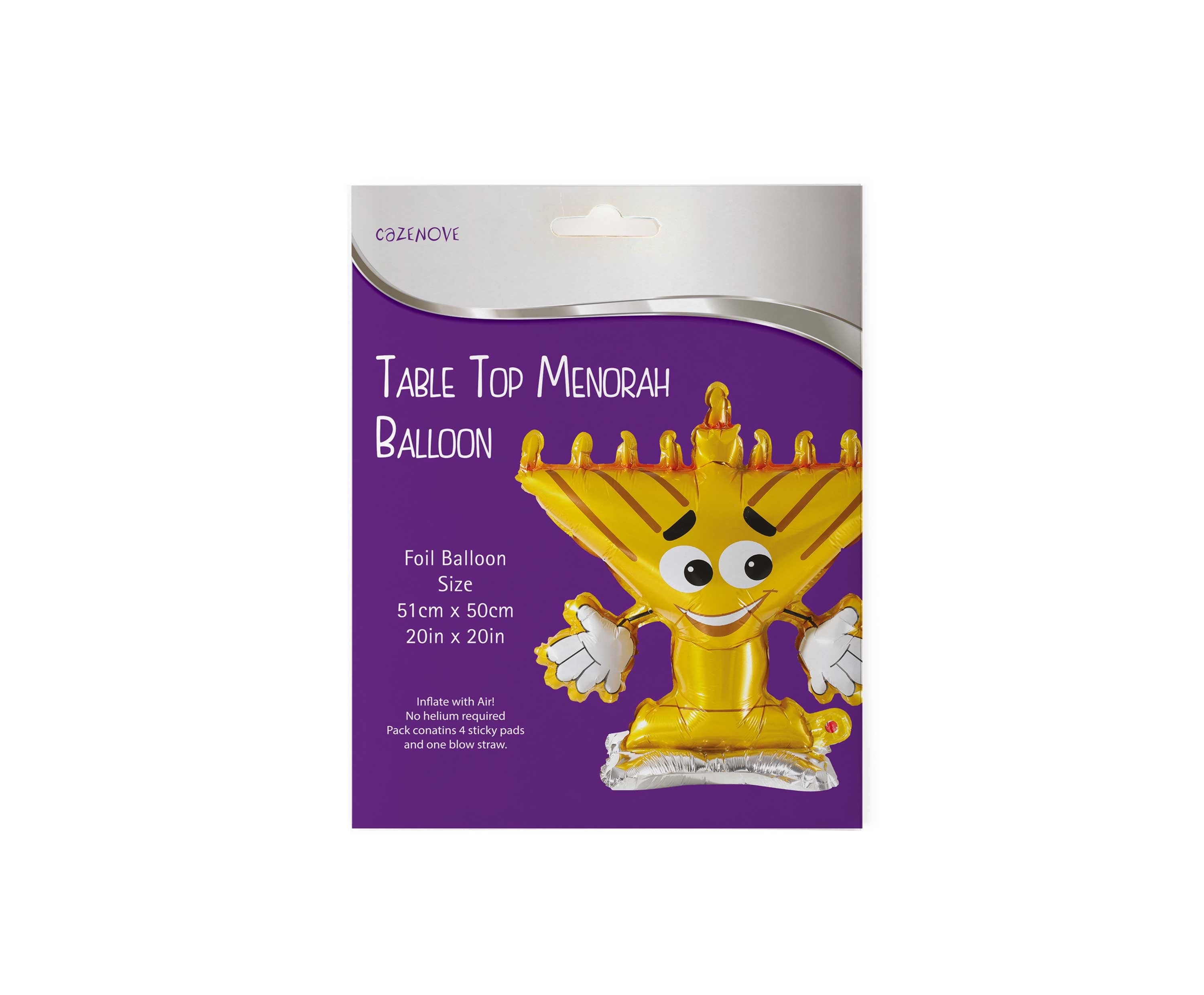 Tabletop Balloon - Menorah