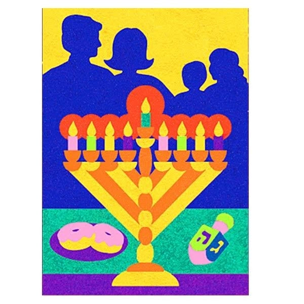 Chanukah celebration Sand Art
