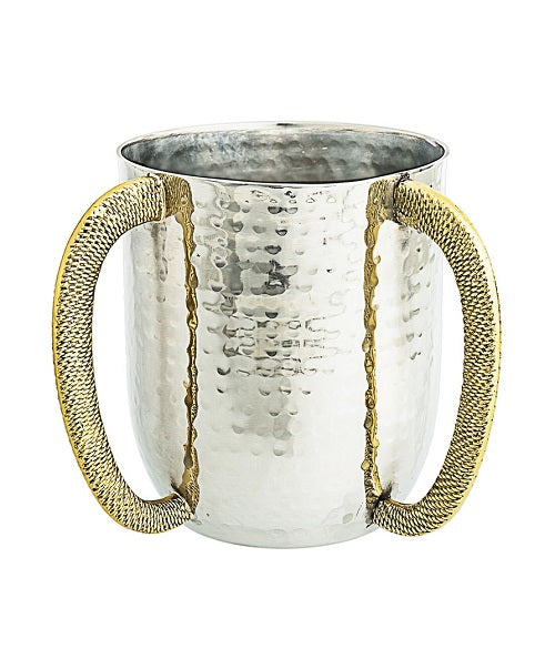 Wash Cup with Gold Handles